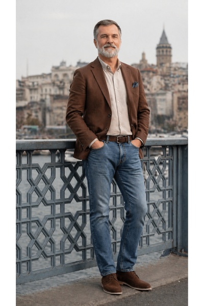 Toprak Tonlarıyla Blazer Kombinleri: 5 Sade ve Şık Örnek | Bin Kelam kahverengi blazer ceket kombini